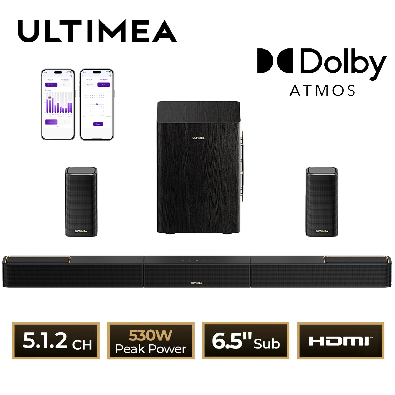 Home Cinema App - ULTIMEA Skywave Series 5.1.2ch Sound Bar