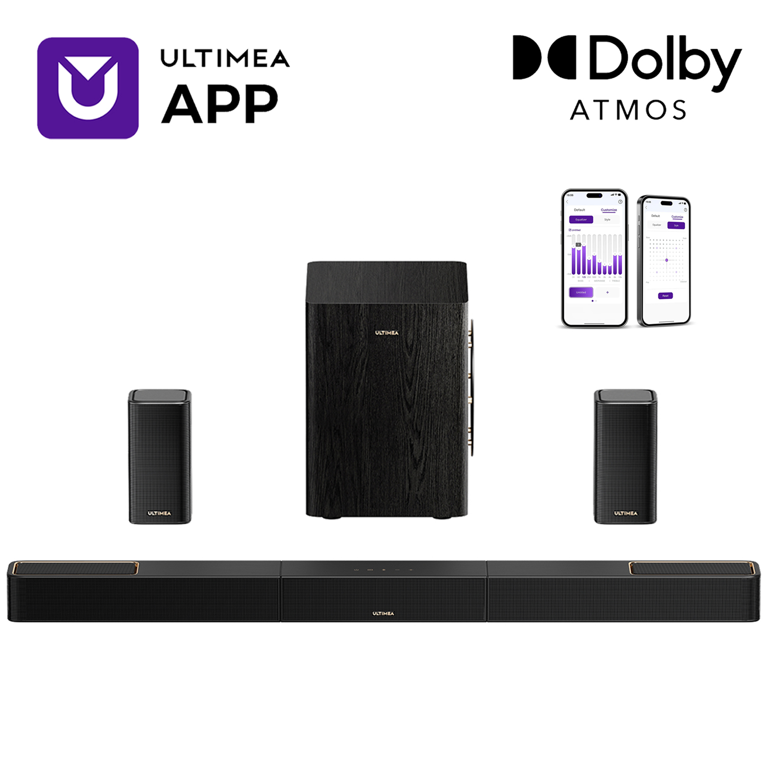Home Cinema App - ULTIMEA 5.1.2 Surround Sound System Sound