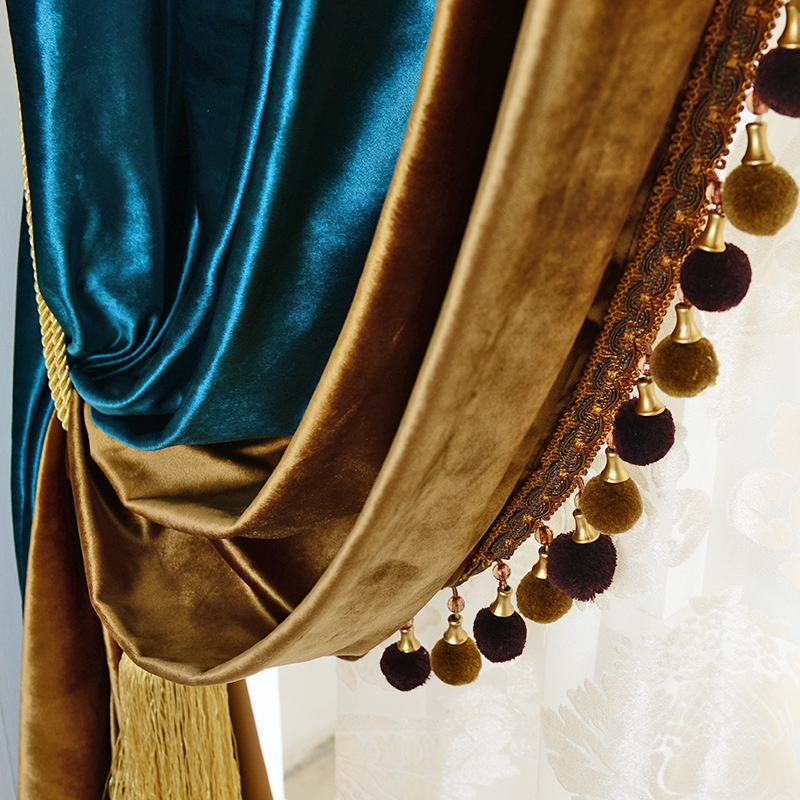 Blackout Curtain Thick - Haute Custom Italian Velvet Curtains Light