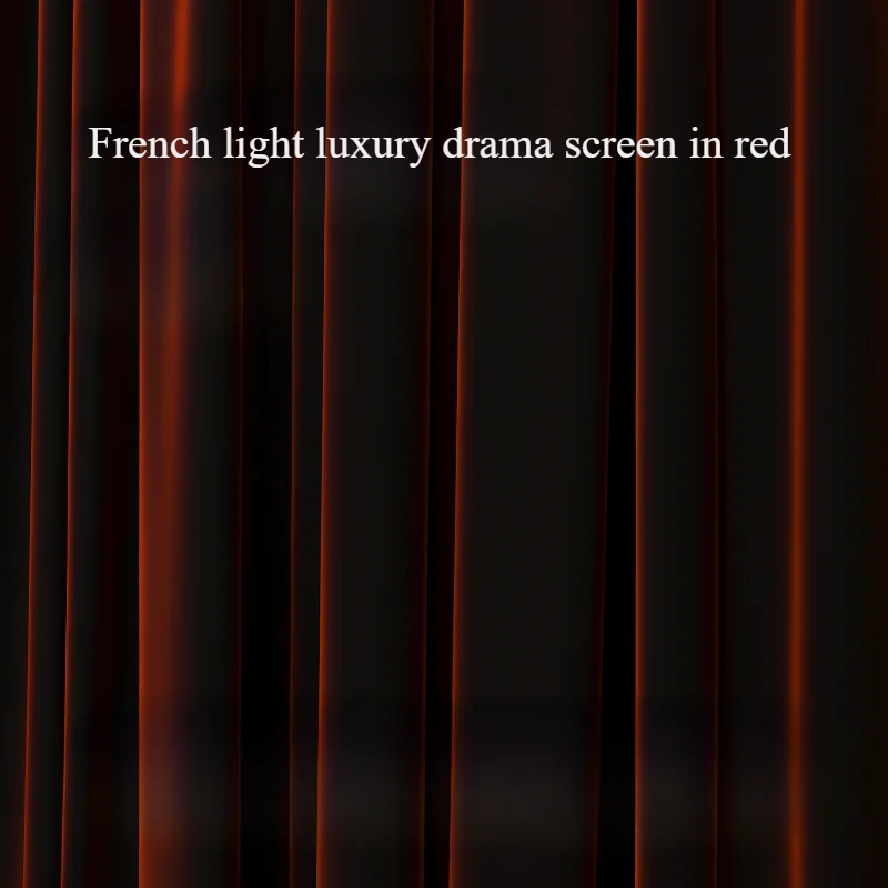 Blackout Curtain Thick - High end French retro drama screen