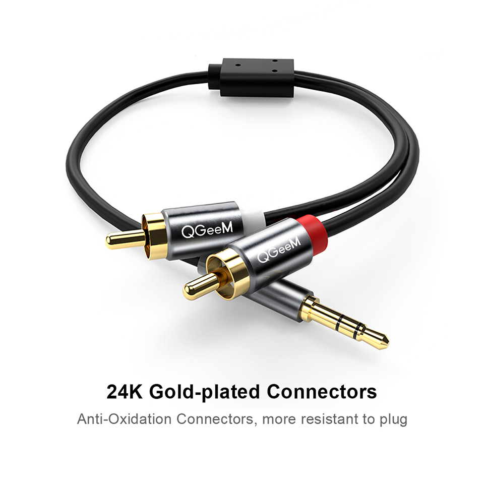 QGeeM RCA Cable 2RCA to 3.5 Au - Genius Home Cinema avis et prix