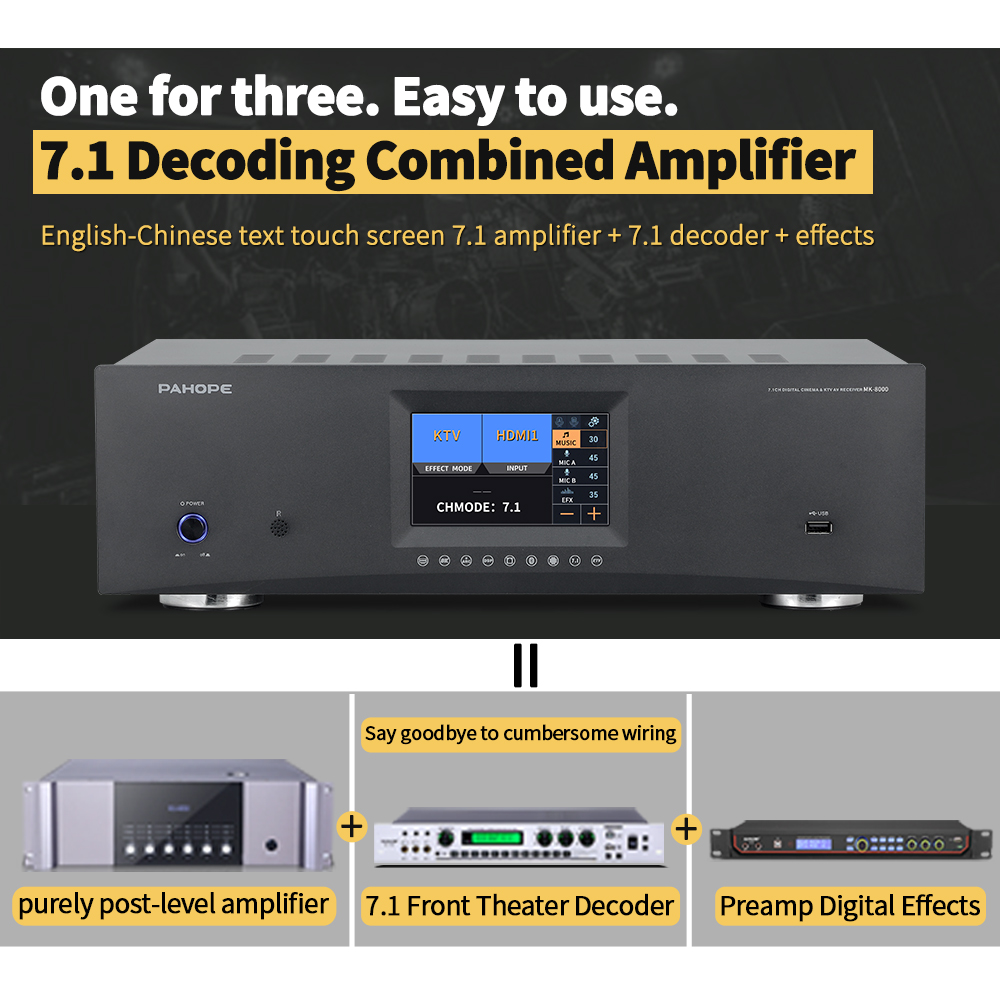 7.1 channel home theater ampli - Home Cinema Atmos avis et prix