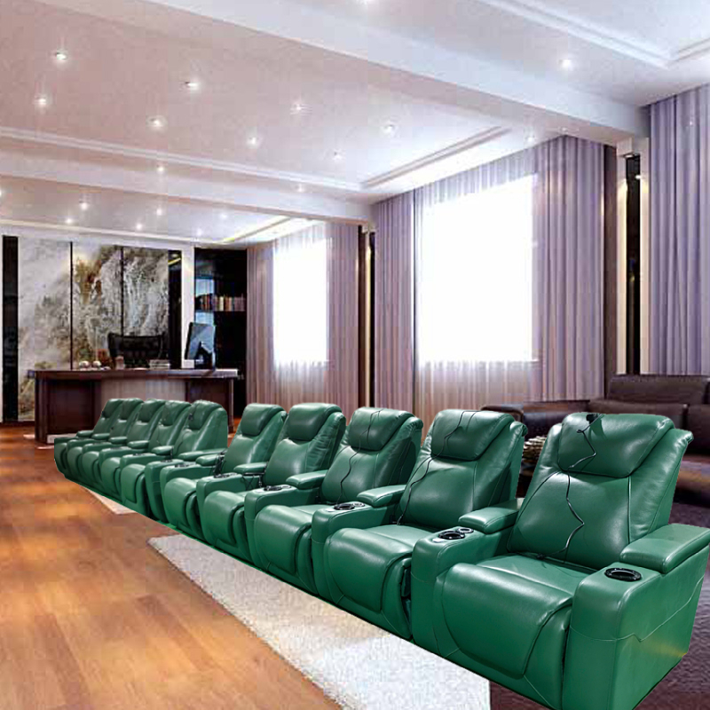 -Green Color Home Furniture 4  - Home Cinema Recliners avis et prix