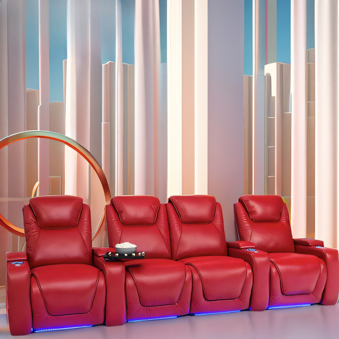 -Green Color Home Furniture 4  - Home Cinema Recliners avis et prix