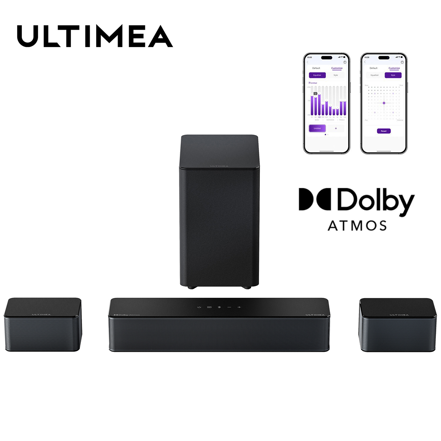 ULTIMEA 5.1 Soundbar with Dolb - Home Cinema Atmos avis et prix