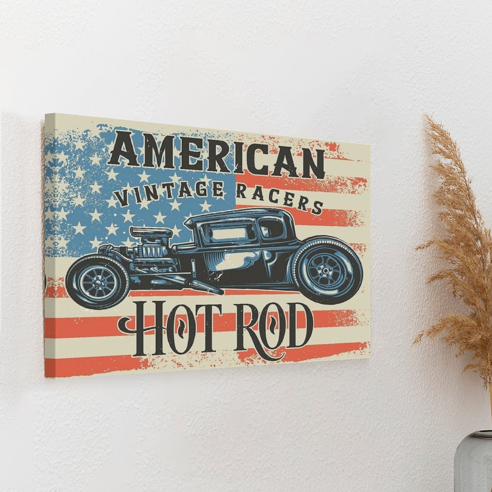 American Hot Rod Canvas Painti - Home Cinema Design avis et prix