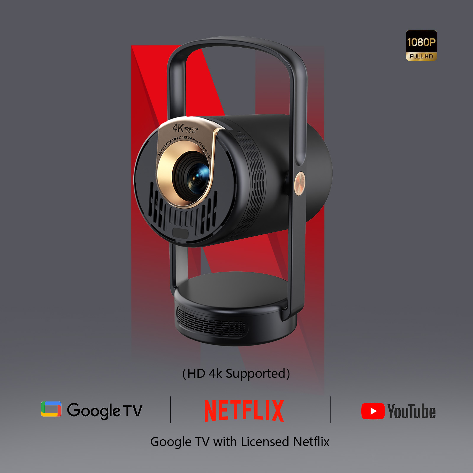 2026 New Smart Portable Projec - Home Cinema Movies avis et prix