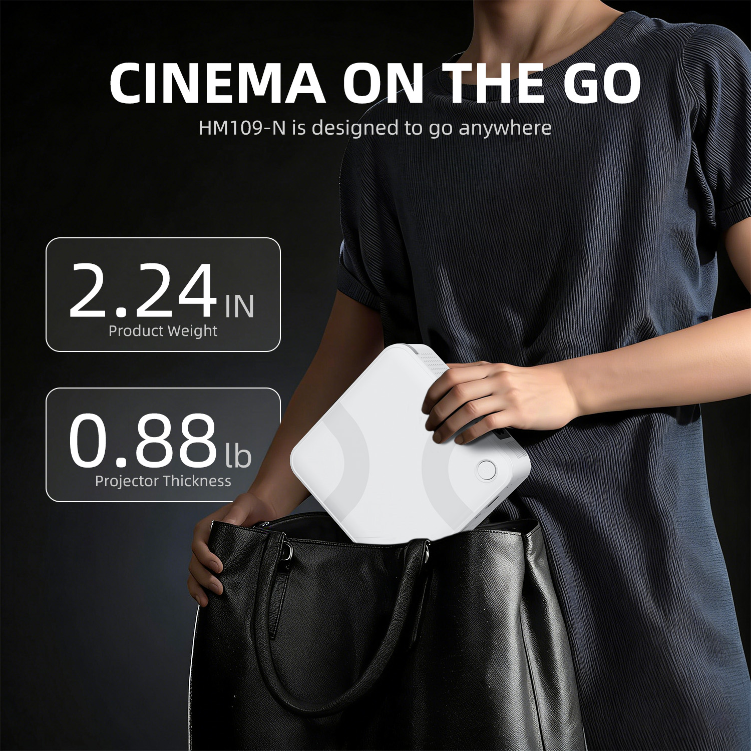 Mini Projector 300 ANSI Androi - Home Cinema App avis et prix