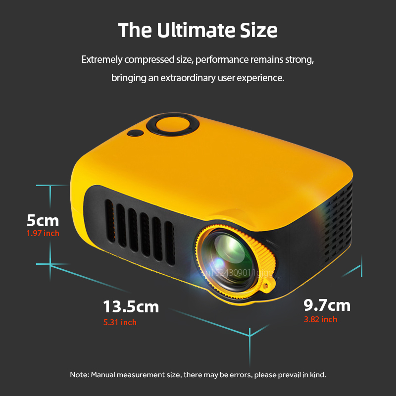 A2000 Mini Projector Portable  - Home Cinema Laser Projector avis et prix