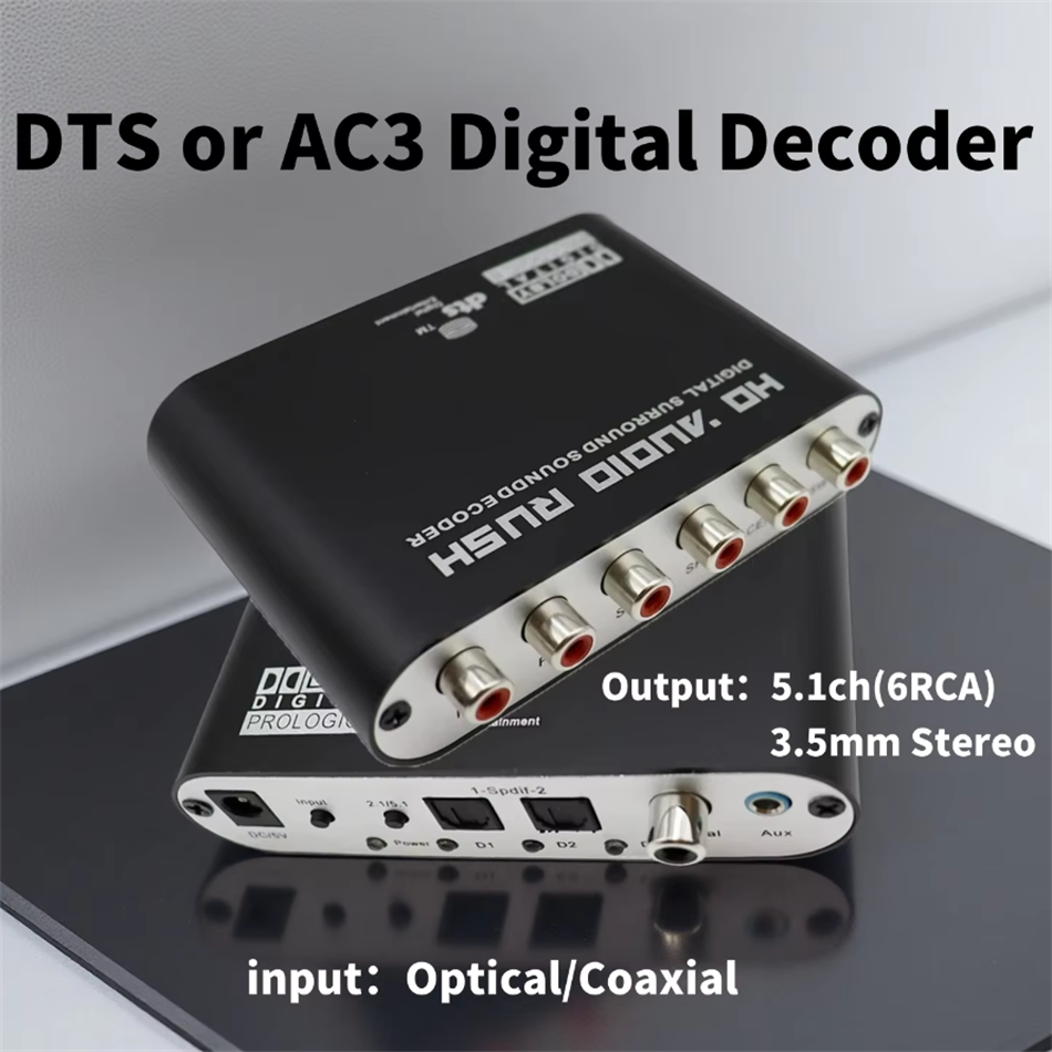 Digital to Analog 5.1 Audio De - Surround Sound Decoder avis et prix