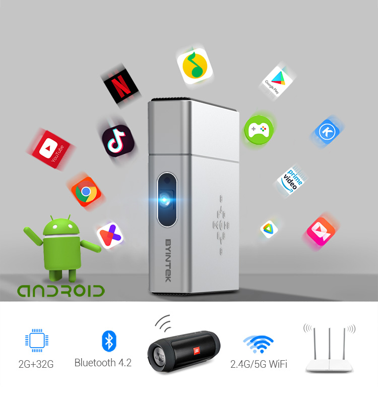 High Quality Pico Byintek U50  - Home Cinema Laser Projector avis et prix