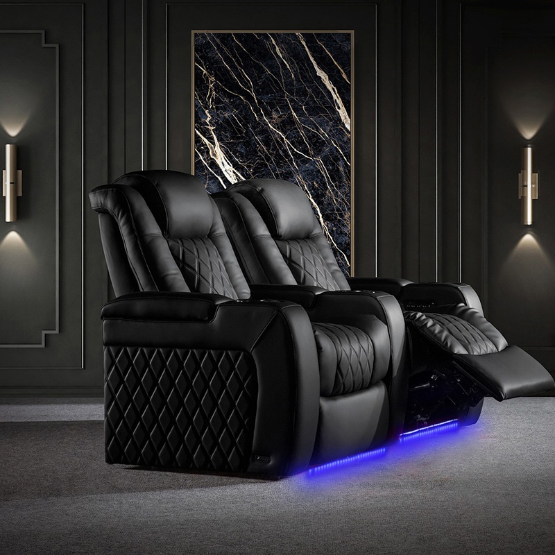 Modern Home Cinema Leather Ele - Home Cinema Recliners avis et prix