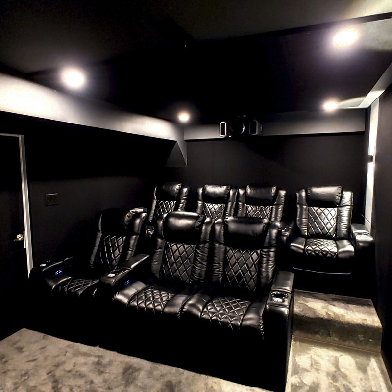 Modern Home Cinema Leather Ele - Home Cinema Recliners avis et prix