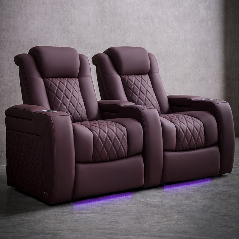 Modern Home Cinema Leather Ele - Home Cinema Recliners avis et prix
