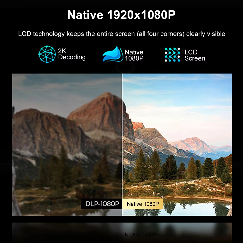 Lenovo T100 1080P Projector Fu - Home Cinema Movies avis et prix