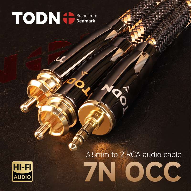 TODN RCA Cable HiFi Stereo 3.5 - Genius Home Cinema avis et prix