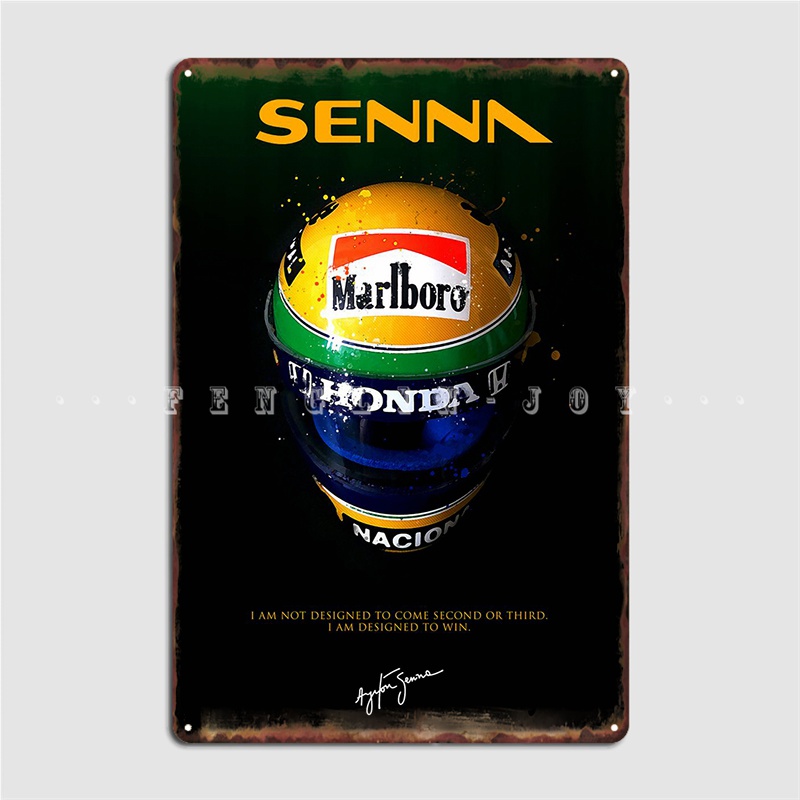 Senna Quote Minimalist Metal P - Home Cinema Quotes avis et prix