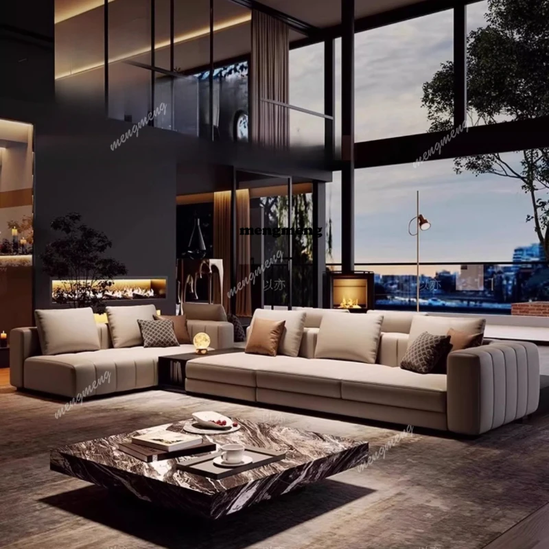 Italian Genuine Leather Sofas  - Home Cinema Room Accessories avis et prix