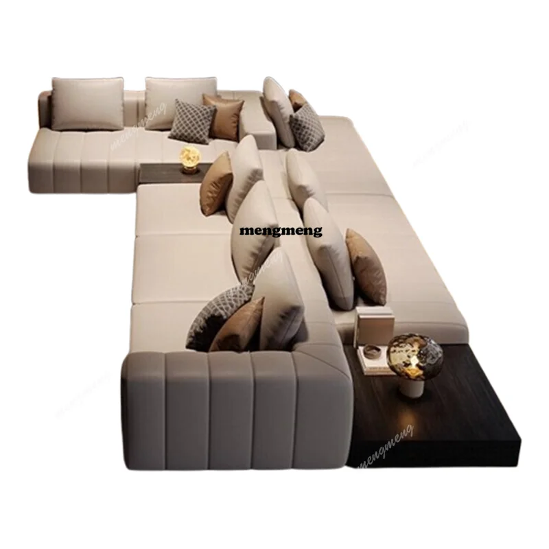 Italian Genuine Leather Sofas  - Home Cinema Room Accessories avis et prix