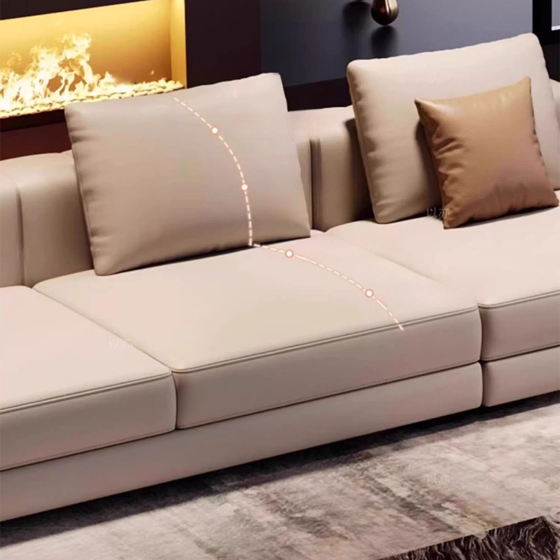 Italian Genuine Leather Sofas  - Home Cinema Room Accessories avis et prix