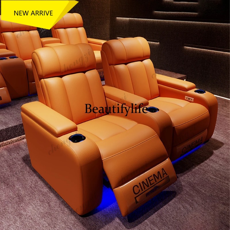 G153 Luxury Genuine Leather El - Home Cinema Recliners avis et prix
