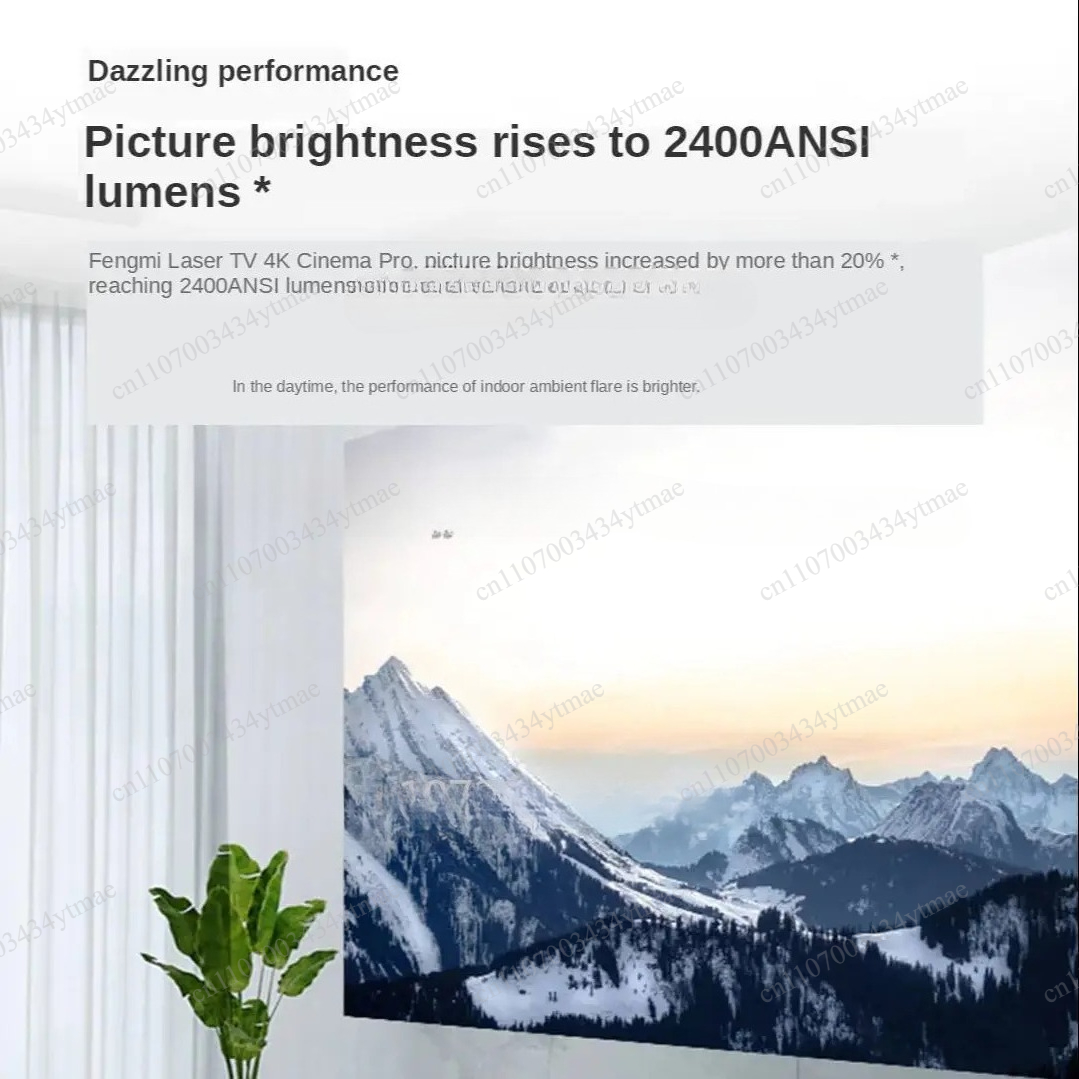 2400 ANSI Lumens 4K Laser Proj - Home Cinema Laser Projector avis et prix