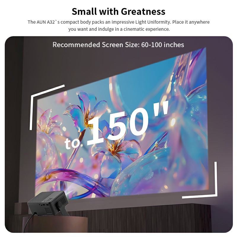 AUN A32 Pro Android 13 Project - Home Cinema Movies avis et prix