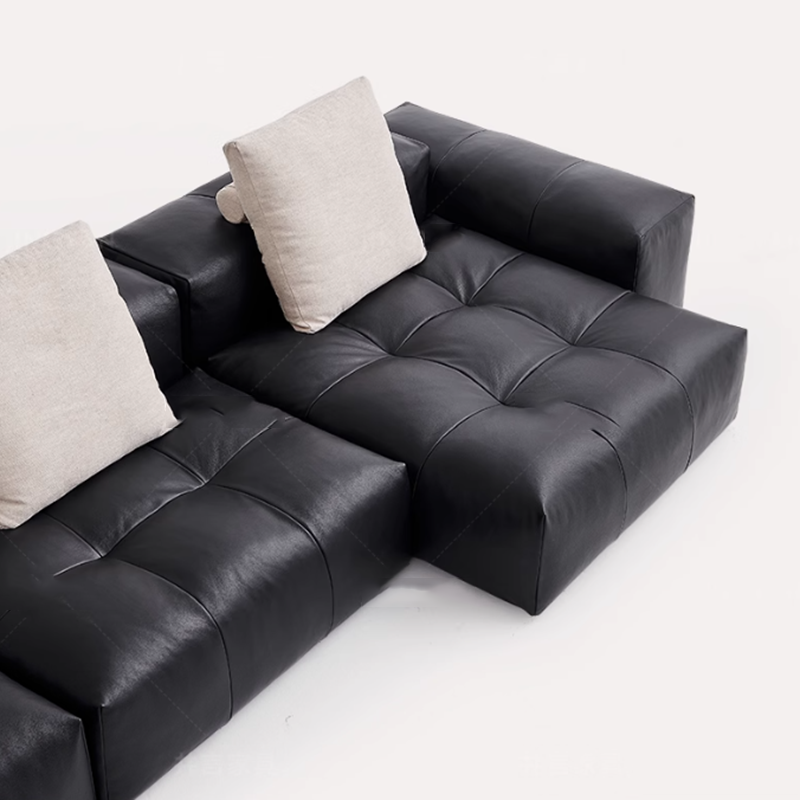 Nordic Leather Compressed Sofa - Home Cinema Design avis et prix
