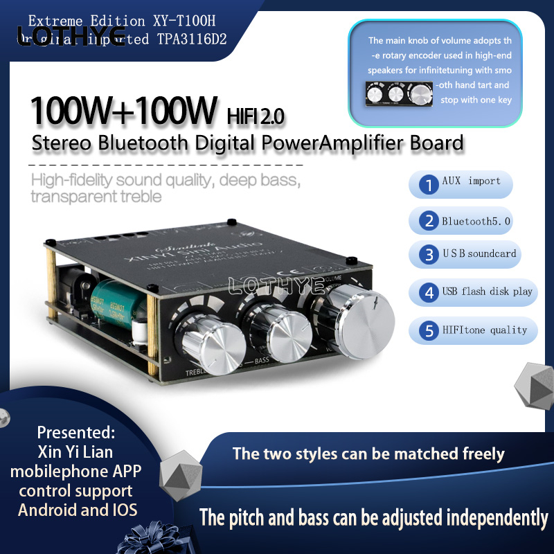 100w+100w Bluetooth 5.0 Power  - Genius Home Cinema avis et prix