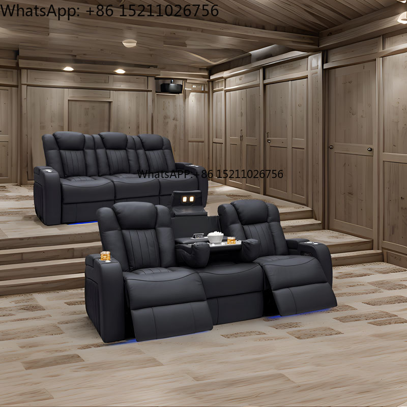 Modern Genuine Leather VIP Cin - Home Cinema Recliners avis et prix