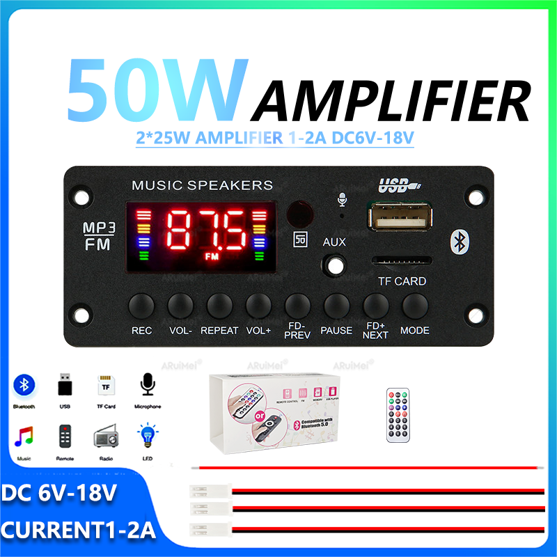 2*25W Bluetooth Amplifier Kit  - Genius Home Cinema avis et prix
