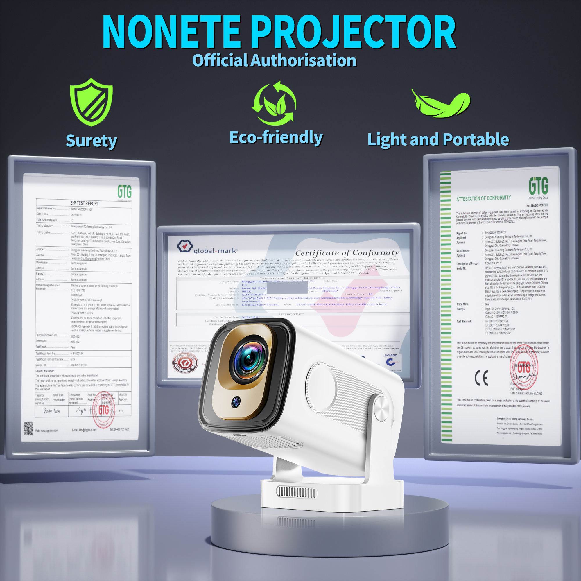 Mini Projector 4K Native HD 10 - Home Cinema App avis et prix