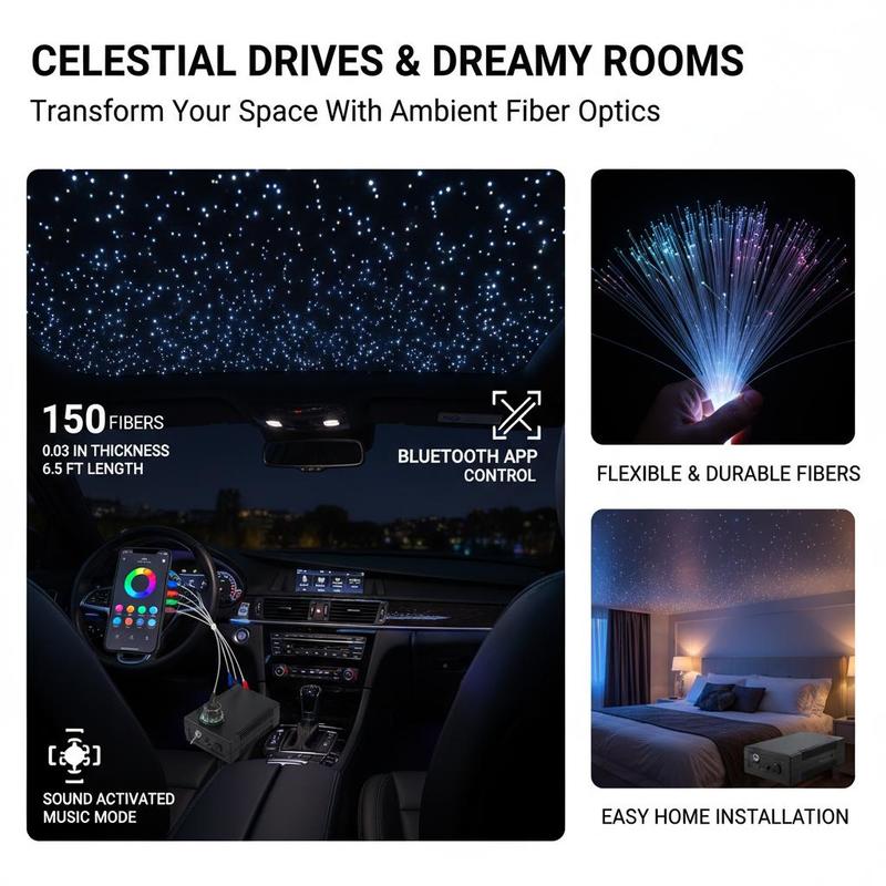 Fiber Optic Star Ceiling Light - Home Cinema App avis et prix
