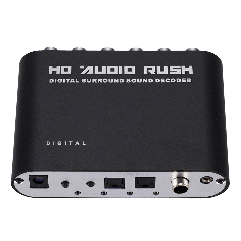 5.1CH HD Audio Decoder SPDIF C - Surround Sound Decoder avis et prix