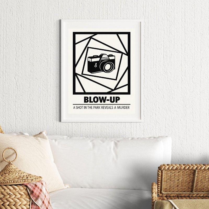 Minimalist Movies Poster Black - Home Cinema Quotes avis et prix