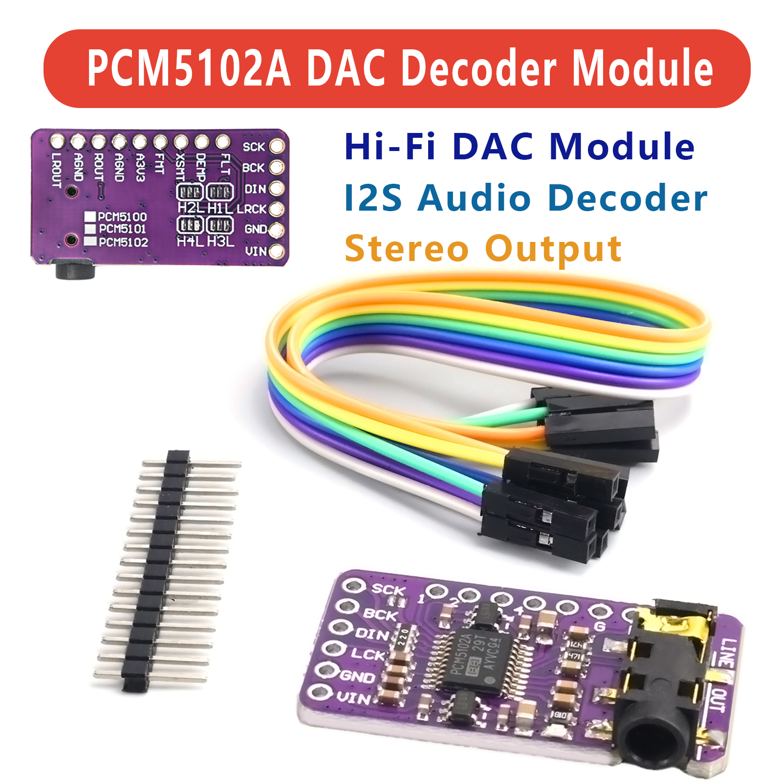PCM5102A I2S DAC Decoder Modul - Surround Sound Decoder avis et prix