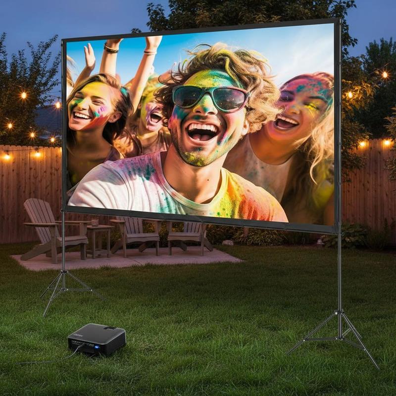Projector Screen with Stand, 1 - Home Cinema Movies avis et prix