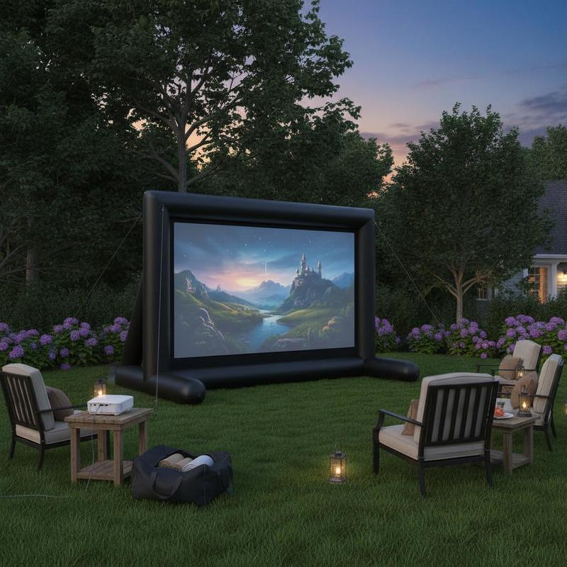 18FT Blow-up Projection Screen - Home Cinema Movies avis et prix