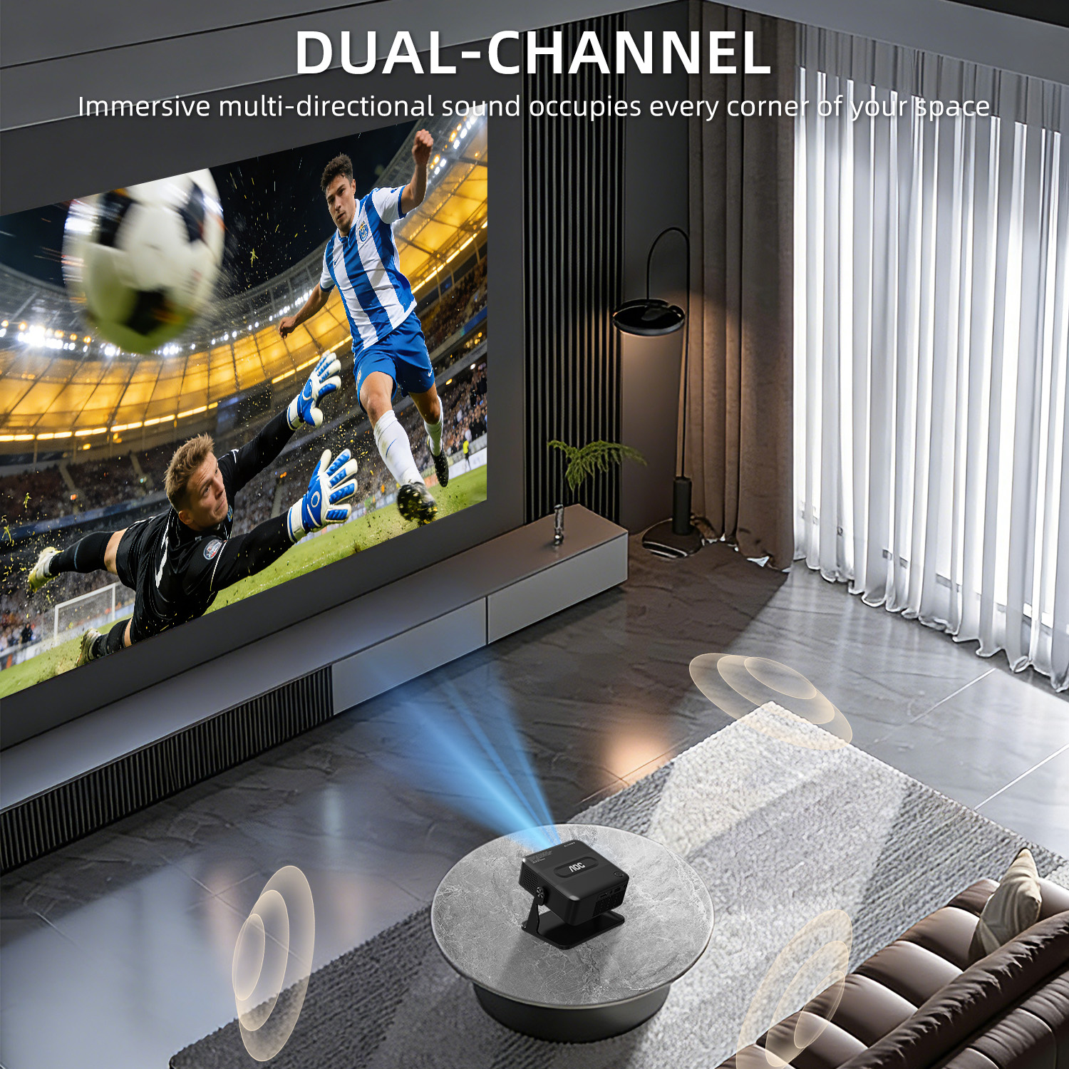 AOC HA109 Projector 300 ANSI 7 - Home Cinema App avis et prix