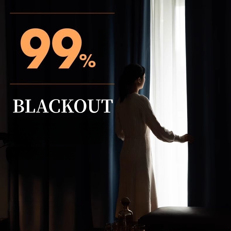 Custom Made Solid Color Blacko - Blackout Curtain Thick avis et prix