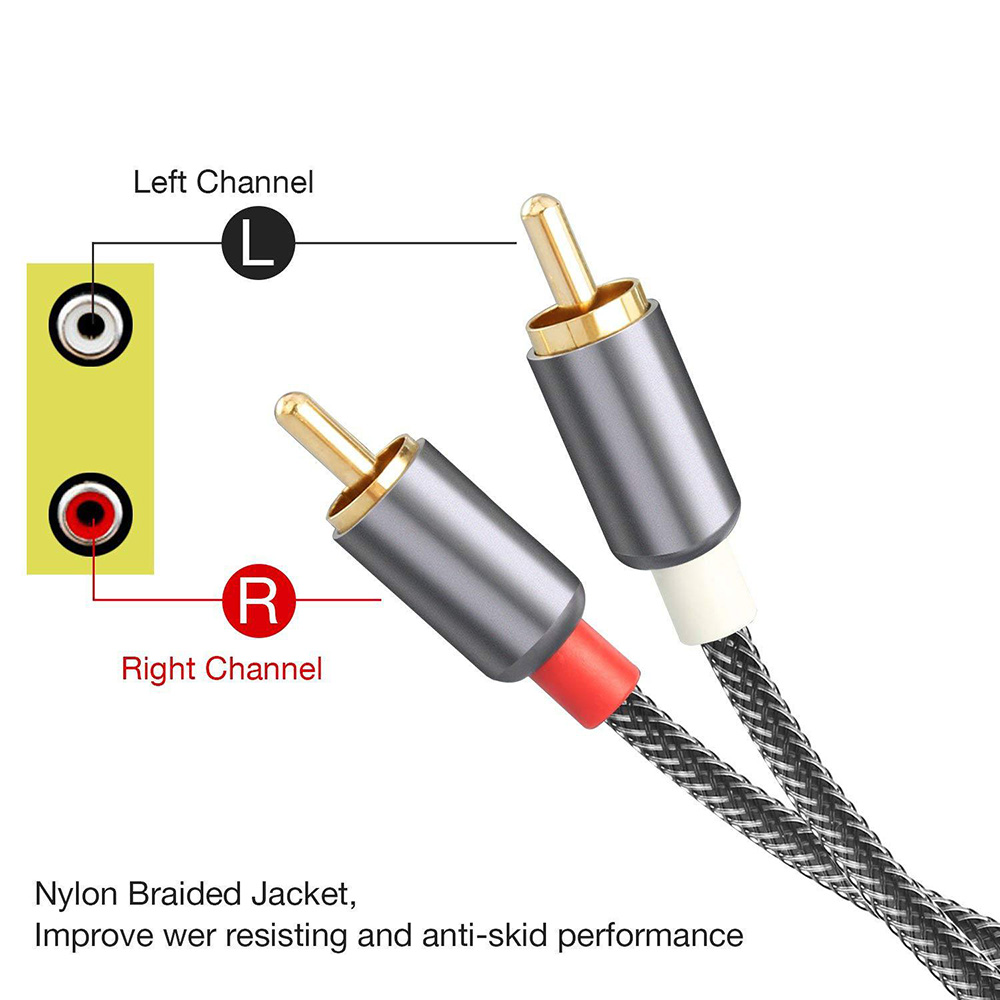 2RCA To 2 RCA Male To Male Aud - Genius Home Cinema avis et prix