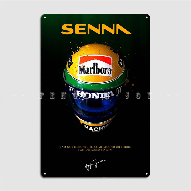 Senna Quote Minimalist Metal P - Home Cinema Quotes avis et prix