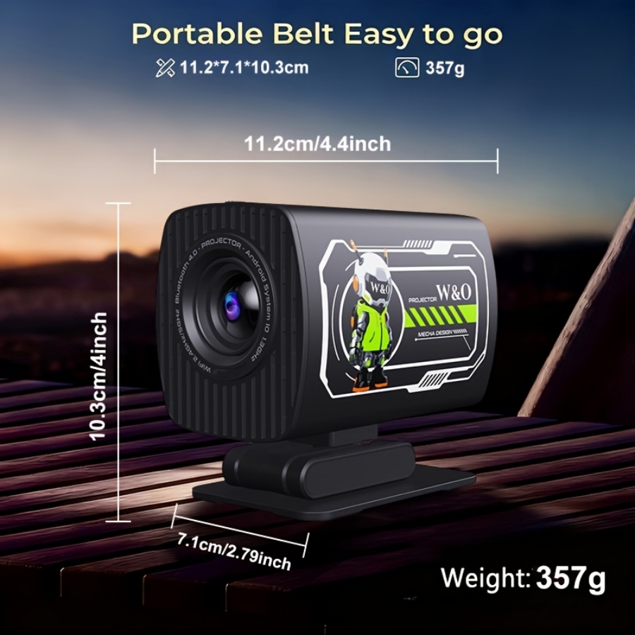 2026 New 1080P Projector Porta - Home Cinema Movies avis et prix