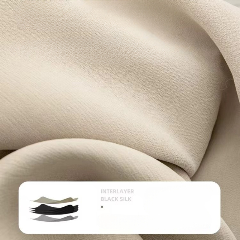 Cream Velvet Chenille Blackout - Blackout Curtain Thick avis et prix