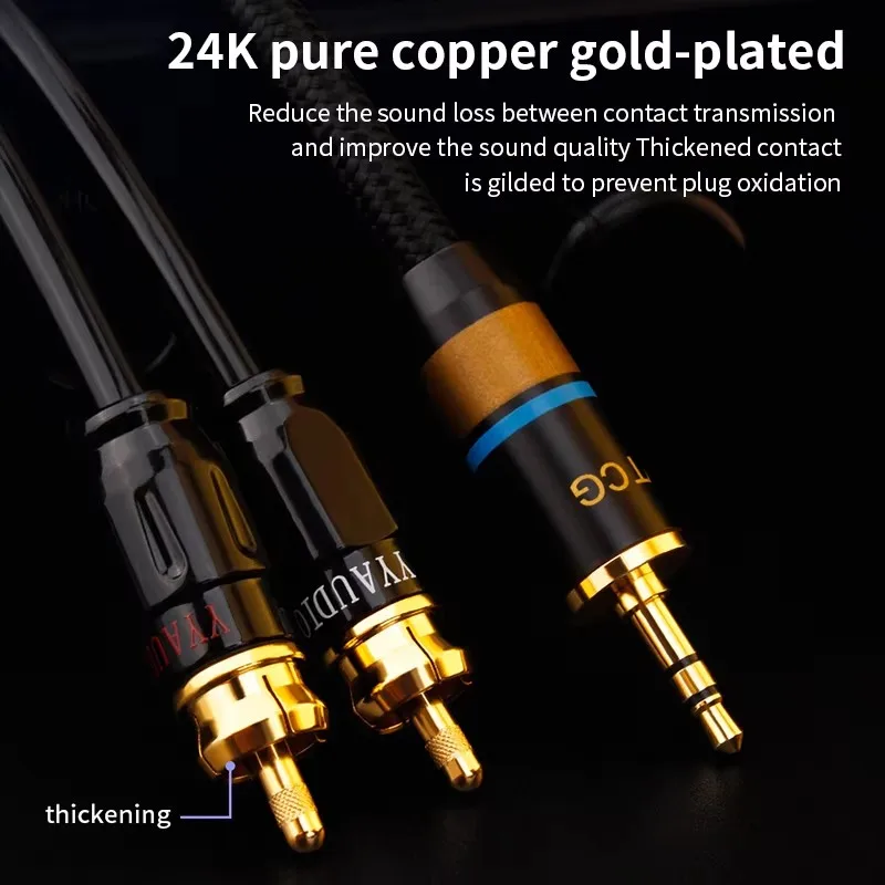 3.5mm to 2RCA Audio Cable HiFi - Genius Home Cinema avis et prix