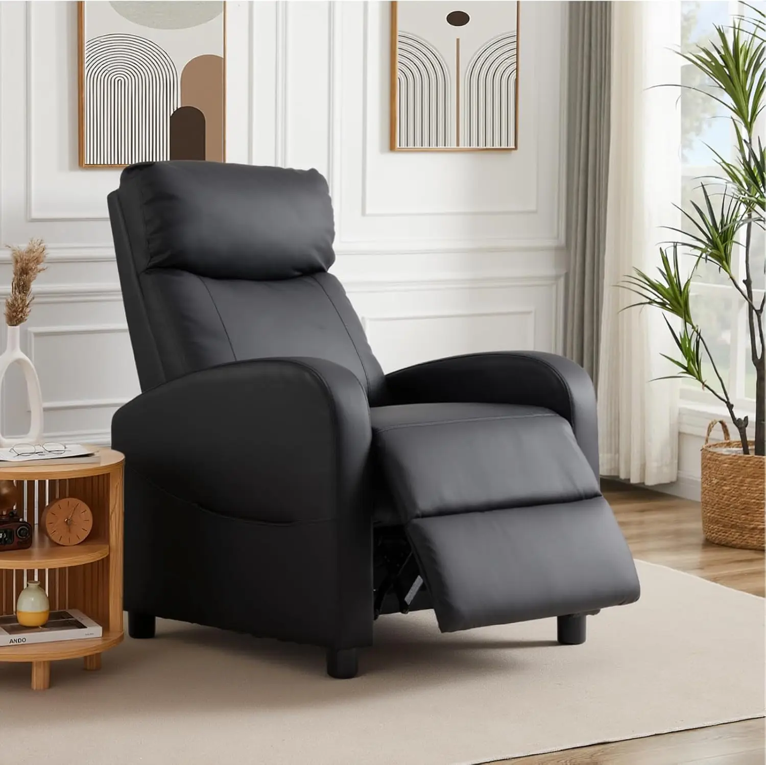 Recliner Chair PU Leather Recl - Home Cinema Recliners avis et prix